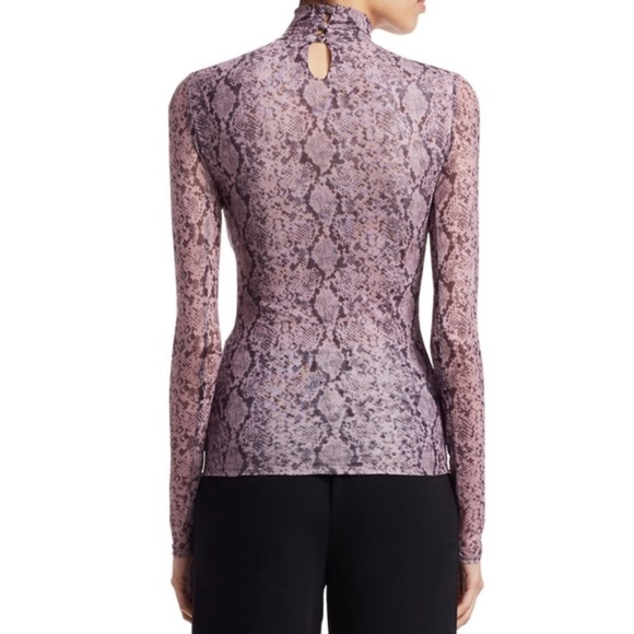 Cinq a Sept Python Turtleneck Sz XS NWOT - Picture 2 of 13